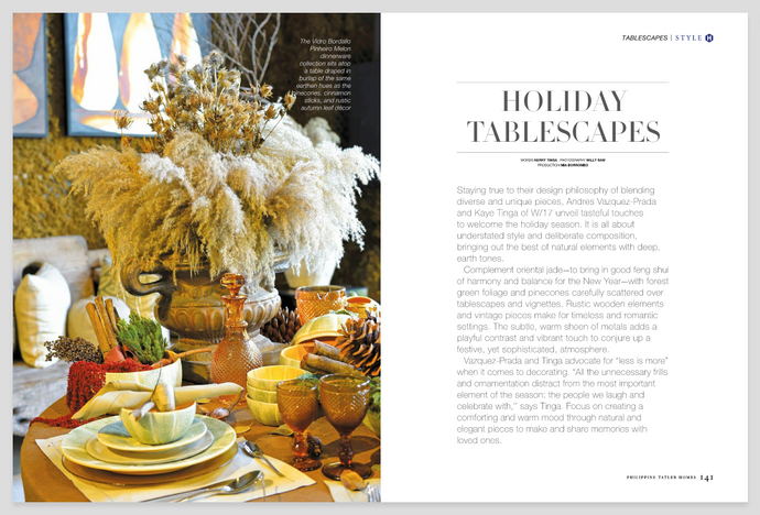 Holiday Tablescapes with Philippine Tatler Homes