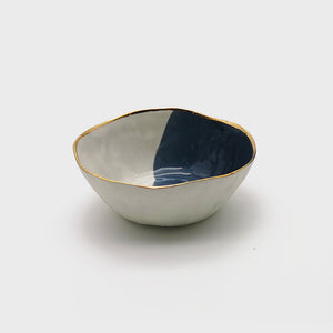 Gouache Midnight Blue Soup Bowl