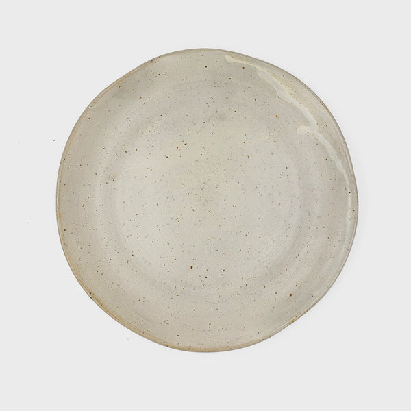 Lunaria White Dinner Plate