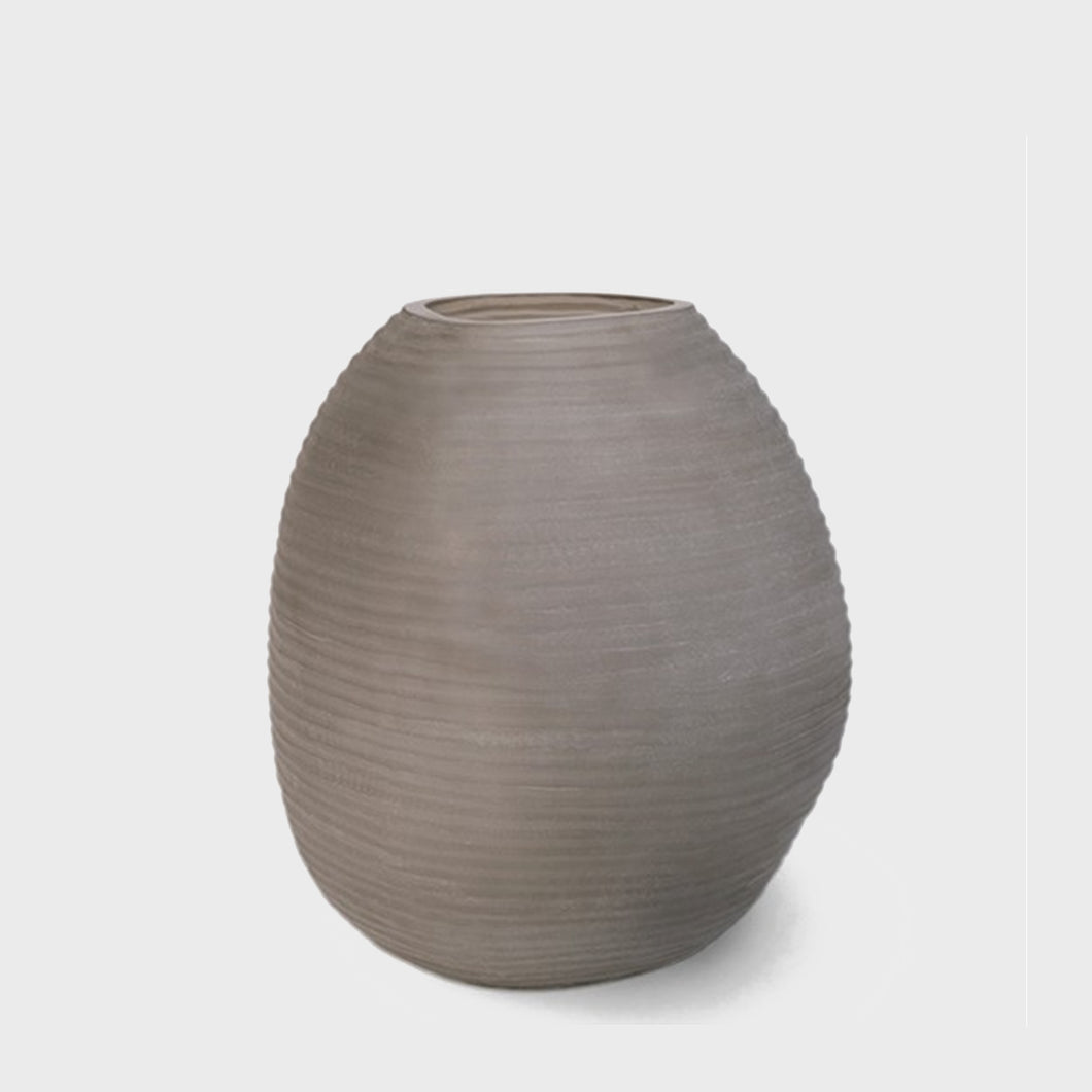 Patara Smokegrey Round Vase